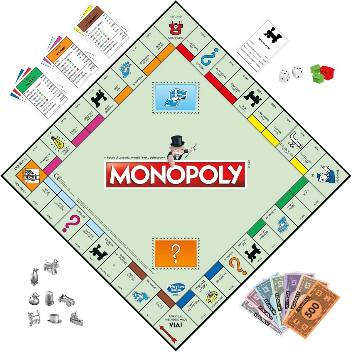 Hasbro Gaming Monopoly Classic Board Game Af Interni